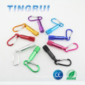 Colorful Promotional key chain with flashlight